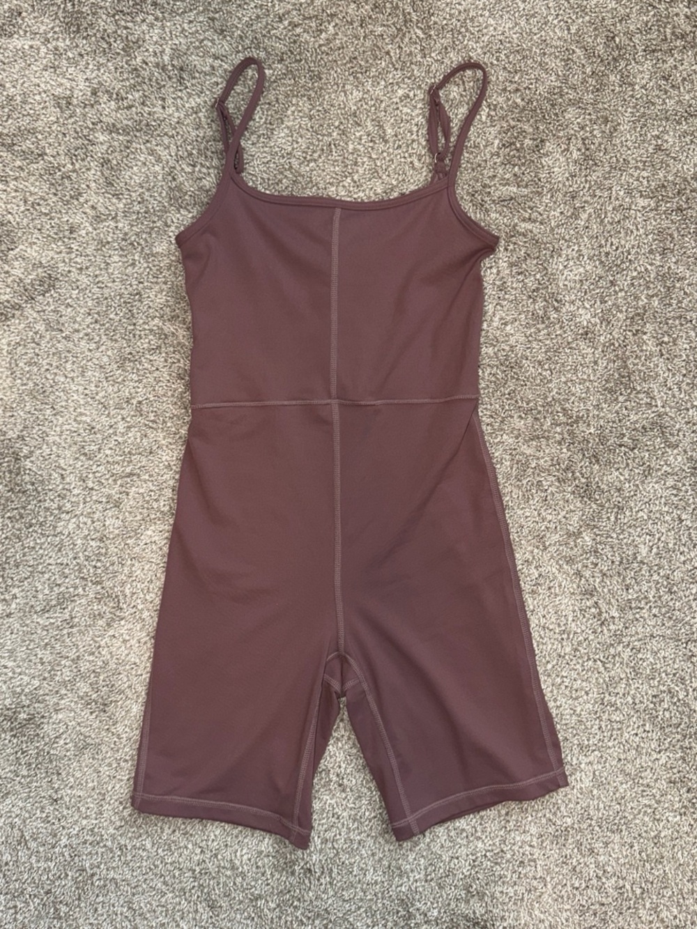 automent purple athletic romper